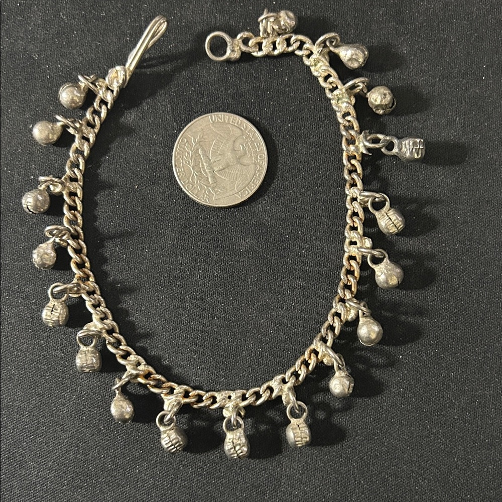 Handmade Authentic Bellydance Anklet Adjustable Delicate Boho Gypsy